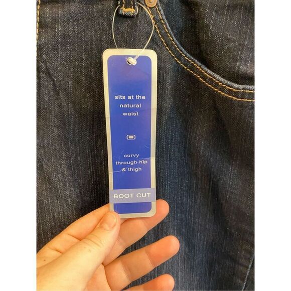 BandolinoBlu Denim Arianna Curvy Hip True Boot Cut Jeans Women’s Size - Picture 6 of 11